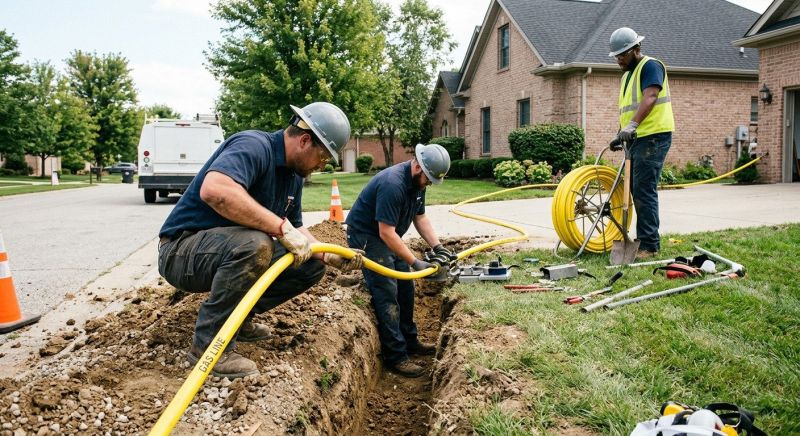 Natural Gas Line Installation in Sacramento, CA