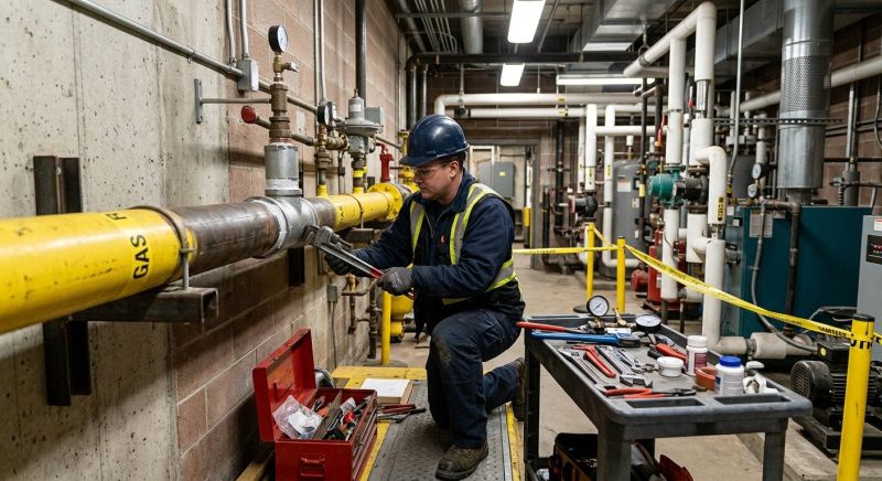Commercial Gas Piping in Sacramento, CA