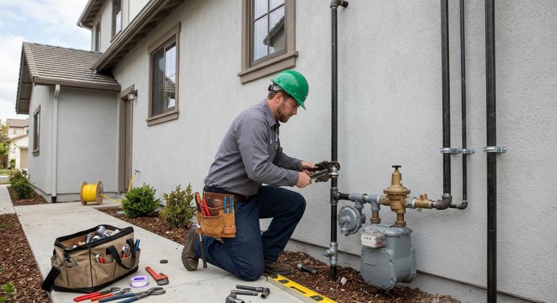 Residential Gas Piping in Sacramento, CA